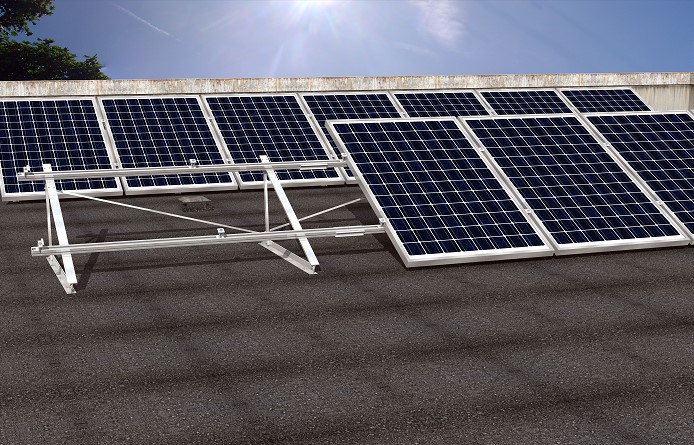 Solar Rooftop Triangle Flat roofs with triangles